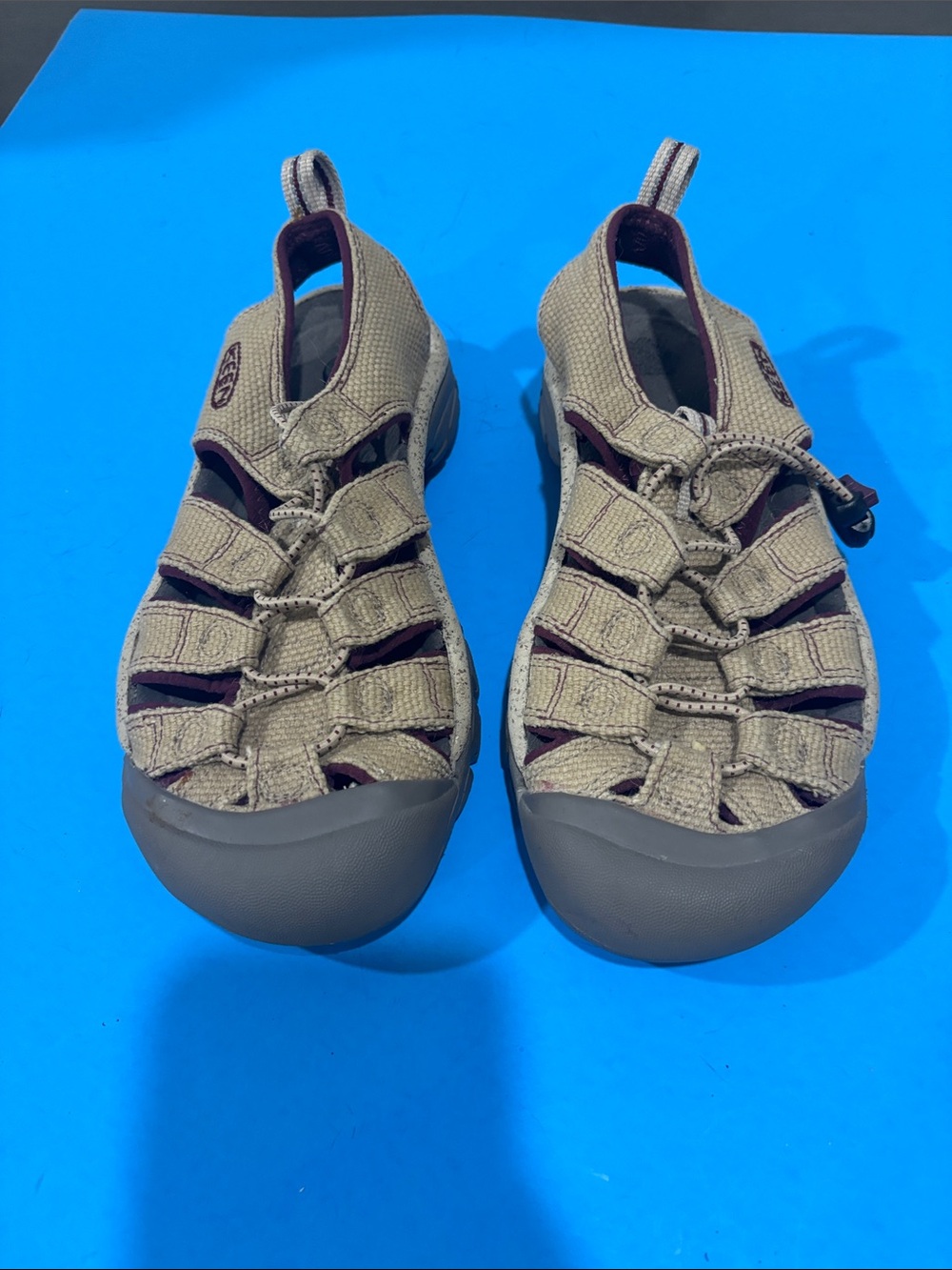Keen Women's Tan and Brown Outdoor Closed-Toe Sandals
